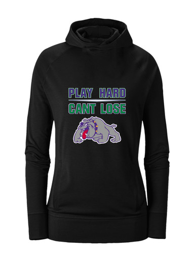 Waukegan Bulldogs Play Hard, Can't Lose Women's Hoodie