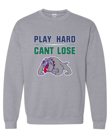 Waukegan Bulldogs Play Hard, Can't Lose Men's Sweatshirt