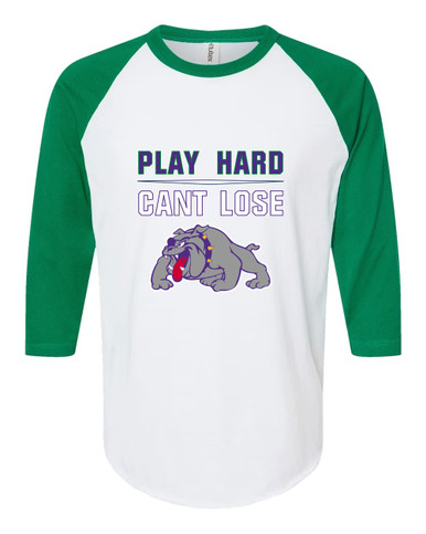 Waukegan Bulldogs Play Hard, Can't Lose Men's Baseball T-Shirt