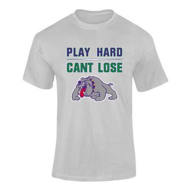 Waukegan Bulldogs Play Hard, Can't Lose Men's SS T-Shirt