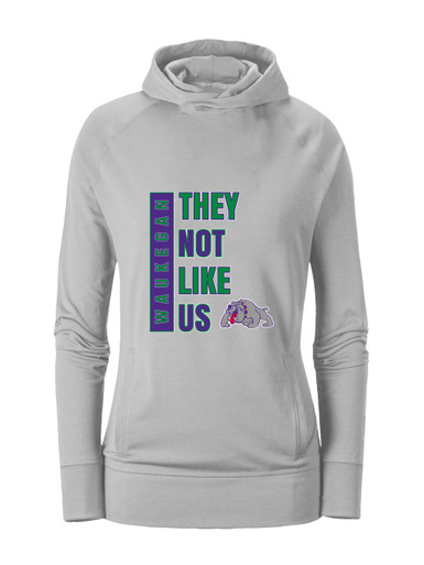 Waukegan Bulldogs They Not Like Us #1 Women's Hoodie
