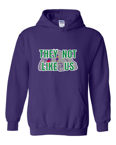 Waukegan Bulldogs They Not Like Us #2 Men's Hoodie