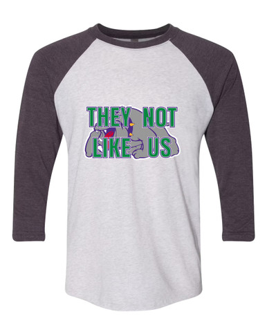 Waukegan Bulldogs They Not Like Us #2 Women's Baseball T-Shirt