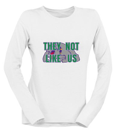 Waukegan Bulldogs They Not Like Us #2 Women's LS T-Shirt