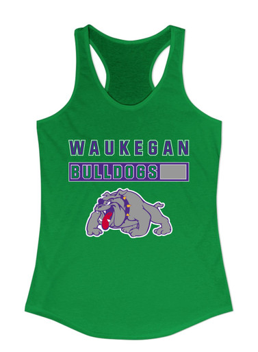 Waukegan Bulldogs Mascot #7 Women's Tank Top