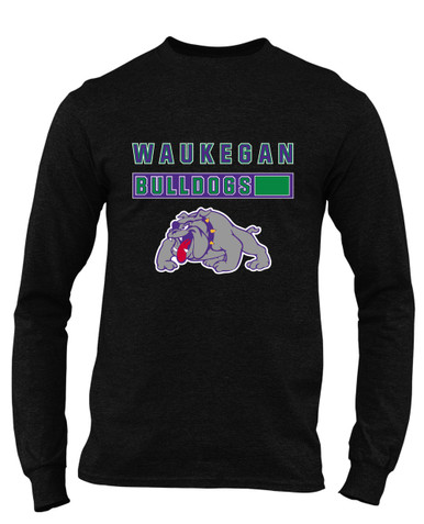 Waukegan Bulldogs Mascot #7 Men's Premium LS T-Shirt