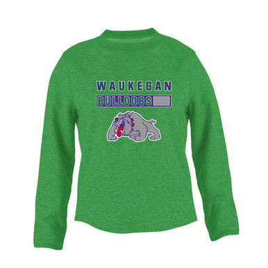 Waukegan Bulldogs Mascot #7 Women's Sweatshirt