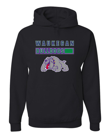 Waukegan Bulldogs Mascot #7 Men's Premium Hoodie