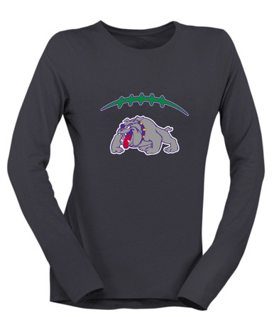 Waukegan Bulldogs Football #2 Women's Premium LS T-Shirt