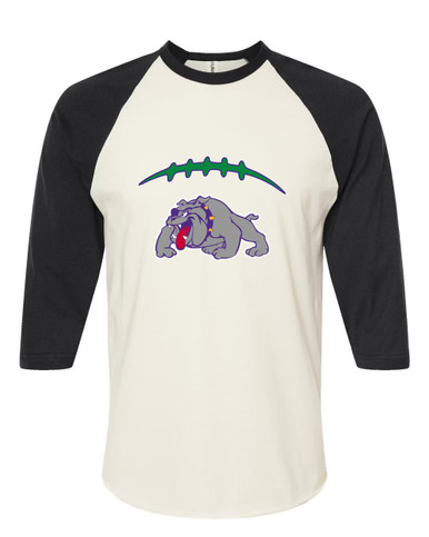 Waukegan Bulldogs Football #2 Women's Baseball T-Shirt