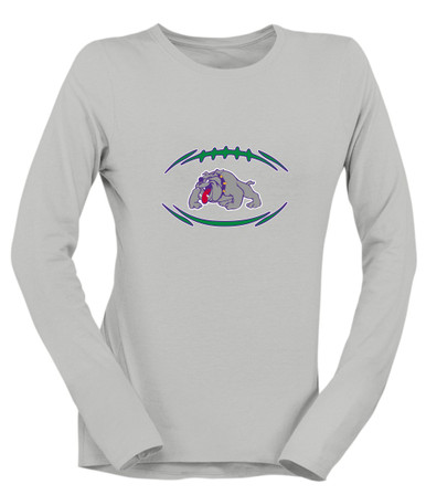 Waukegan Bulldogs Football #3 Women's Premium LS T-Shirt