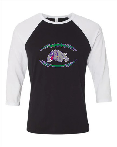 Waukegan Bulldogs Football #3 Men's Baseball T-Shirt