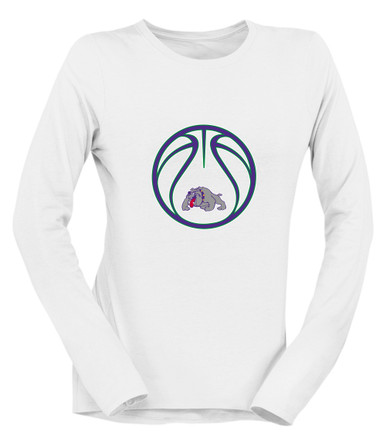 Waukegan Bulldogs Basketball #2 Women's Premium LS T-Shirt