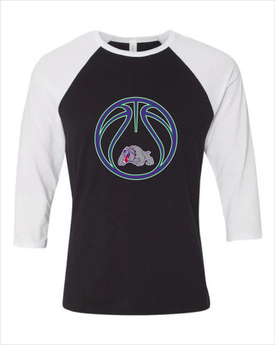 Waukegan Bulldogs Basketball #2 Women's Baseball T-Shirt