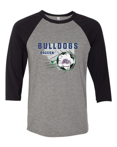 Waukegan Bulldogs Soccer #2 Men's Baseball T-Shirt