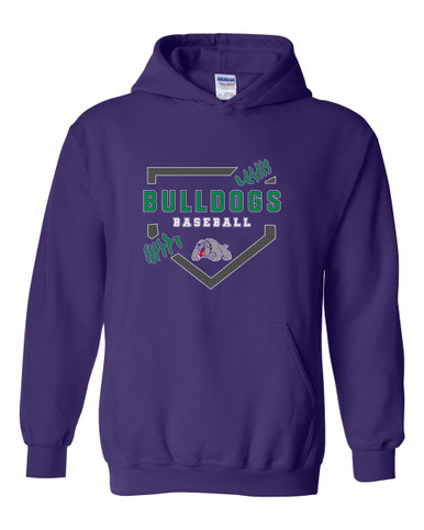 Waukegan Bulldogs Baseball #2 Men's Hoodie