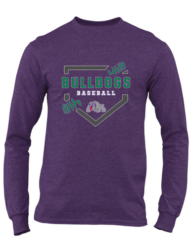 Waukegan Bulldogs Baseball #2 Men's LS T-Shirt