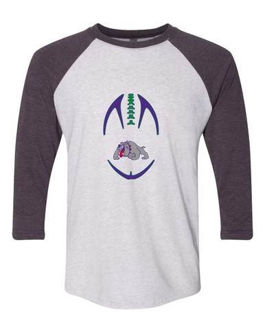 Waukegan Bulldogs Football #4 Men's Baseball T-Shirt