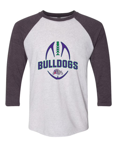 Waukegan Bulldogs Football #5 Women's Baseball T-Shirt