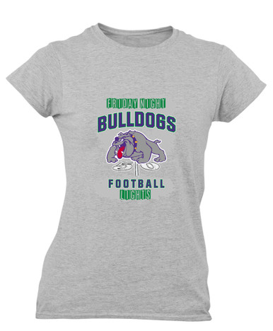 Waukegan Bulldogs Football #6 Women's Premium SS T-Shirt