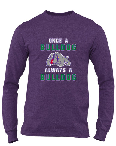 Waukegan Bulldogs Once A Men's LS T-Shirt