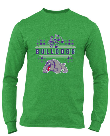 Waukegan Bulldogs Band # 3 Men's LS T-Shirt