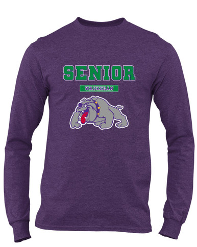 Waukegan Bulldogs Senior #2 Men's LS T-Shirt