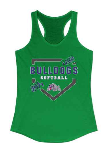 Waukegan Bulldogs Softball #2 Women's Tank Top