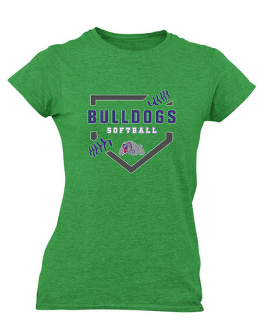 Waukegan Bulldogs Softball #2 Women's SS T-Shirt
