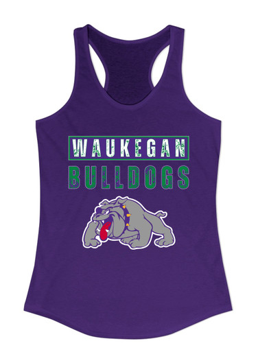 Waukegan Bulldogs Mascot #9 Women's Tank Top