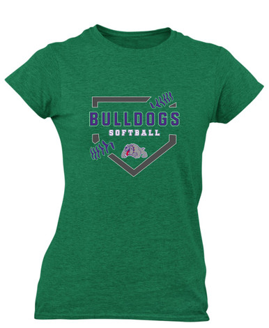 Waukegan Bulldogs Softball #2 Women's Premium SS T-Shirt