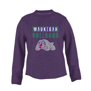 Waukegan Bulldogs Mascot #9 Women's Sweatshirt
