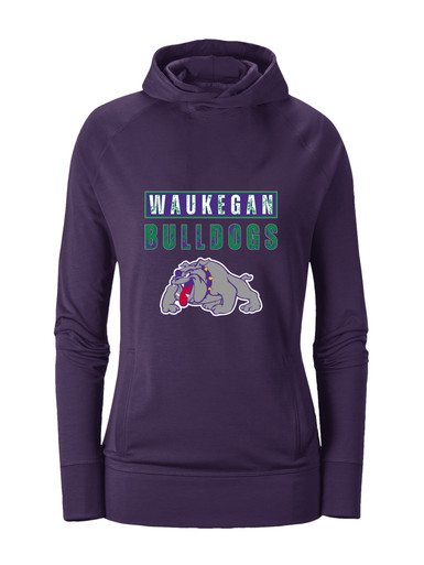 Waukegan Bulldogs Mascot #9 Women's Hoodie