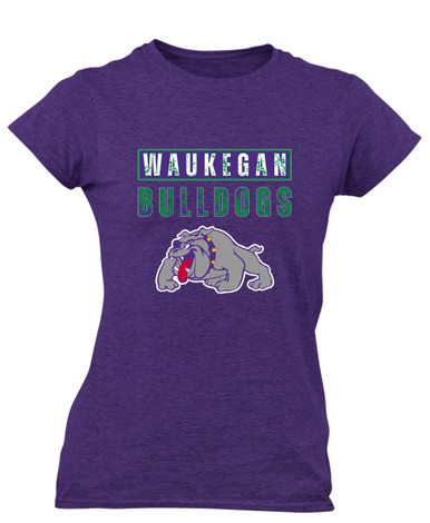 Waukegan Bulldogs Mascot #9 Women's SS T-Shirt