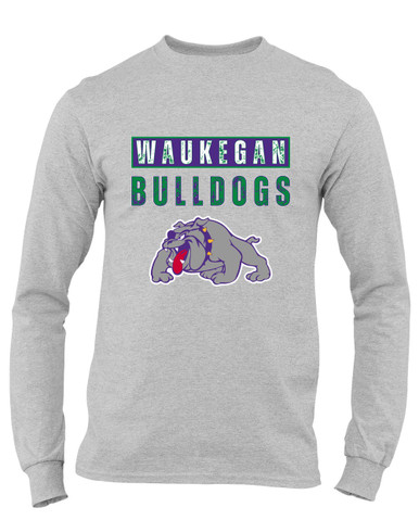 Waukegan Bulldogs Mascot #9 Men's Premium LS T-Shirt