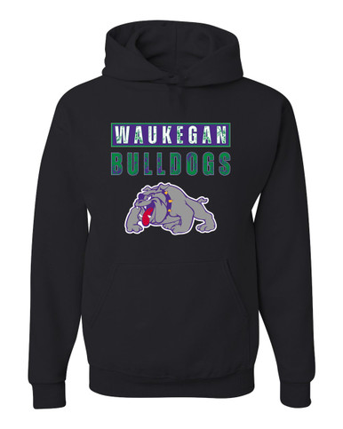 Waukegan Bulldogs Mascot #9 Men's Premium Hoodie