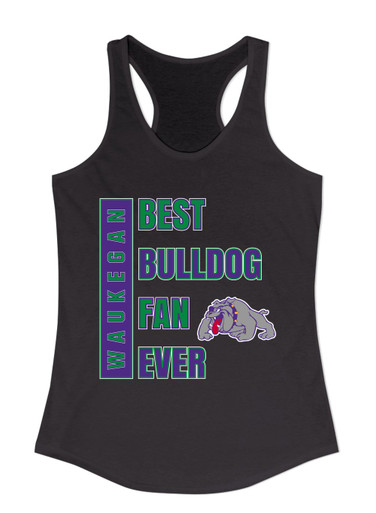 Waukegan Bulldogs Best Bulldog Fan Women's Tank Top