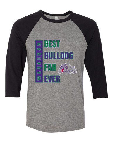 Waukegan Bulldogs Best Bulldog Fan Women's Baseball T-Shirt