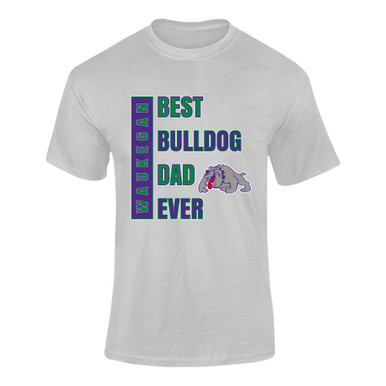 Waukegan Bulldogs Best Bulldog Dad Men's Premium SS T-Shirt