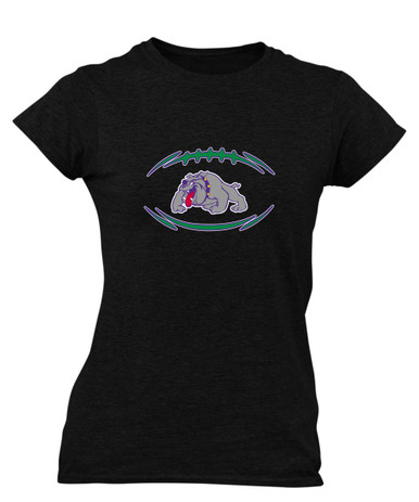 Waukegan Bulldogs Football #3 Women's Premium SS T-Shirt