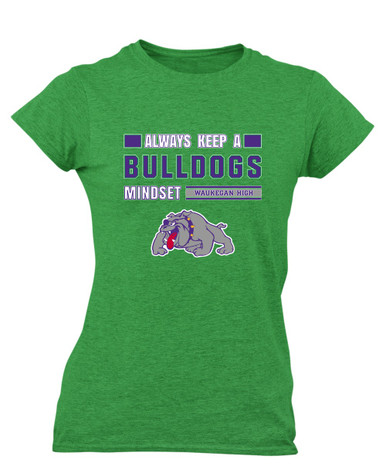 Waukegan Bulldogs Mindset Women's SS T-Shirt