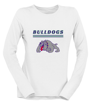 Waukegan Bulldogs Mascot #8 Women's Premium LS T-Shirt