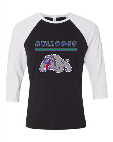 Waukegan Bulldogs Mascot #8 Men's Baseball T-Shirt