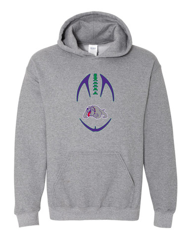 Waukegan Bulldogs Football #4 Men's Hoodie