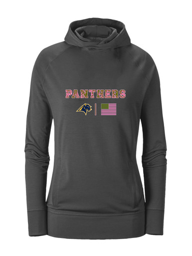 O'Fallen Panthers Pink Camo Flag Women's Hoodie