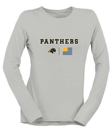 O'Fallen Panthers Team Colors Flag Women's Premium LS T-Shirt