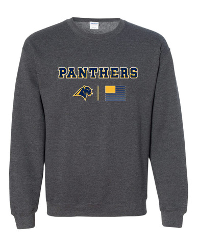 O'Fallen Panthers Team Colors Flag Men's Sweatshirt