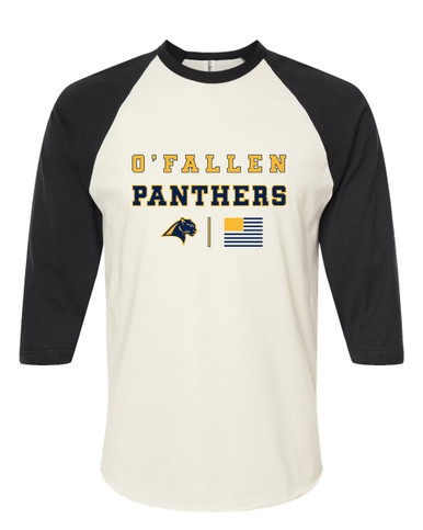 O'Fallen Panthers Spirit Flag Women's Baseball T-Shirt