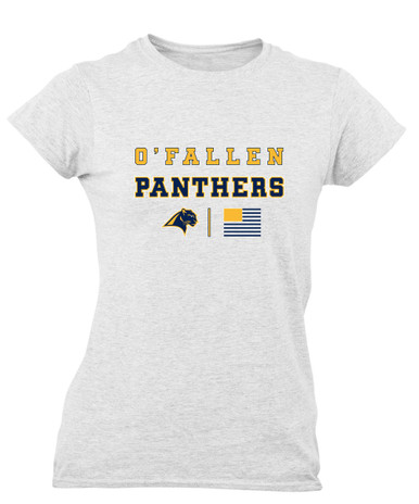 O'Fallen Panthers Spirit Flag Women's Premium SS T-Shirt