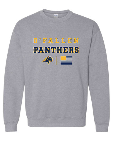 O'Fallen Panthers Spirit Flag Men's Sweatshirt